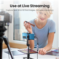 Cáp USB Capture HDMI, live streaming 1080P HDMI sang USB 2.0, Type-C Ugreen 40189 cao cấp