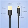 Cáp USB Mini 5 Pin UGREEN 10355 dài 1m - Kết nối GoPro, máy ảnh, thiết bị âm thanh