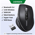 Chuột Không Dây UGREEN Đa Kết Nối 2.4GHz & Bluetooth 5.4 - Có Pin - Mã 45792P