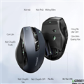 Chuột Không Dây UGREEN Ergonomic 2.4GHz & Bluetooth - Mã 15508