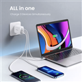 Củ sạc nhanh đa năng Ugreen 90495 65W 2 Type-C, 1 USB-A chính hãng