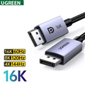 Dây, cáp Displayport 2.1 dài 2M 16K@60Hz 8K@120Hz 4K@240Hz HDR Ugreen 15384 DP118 cao cấp