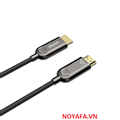 Dây, Cáp HDMI 2.1 sợi quang 50M UNITEK C11085GY01-50M hỗ trợ 8K@60Hz 4K@120Hz/144Hz cao cấp