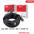 Dây, cáp HDMI UNITEK Y-C 144M dài 20met (4K@30HZ Ultra HD1.4v & 3D) cao cấp