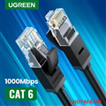 Dây, cáp mạng đúc sẵn Cat6 tròn dài 15m chính hãng Ugreen 20165 Black cao cấp