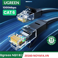 Dây, cáp mạng đúc sẵn Cat6 tròn dài 20m chính hãng Ugreen 20166 Black cao cấp