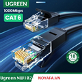 Dây, cáp mạng đúc sẵn Cat6 tròn dài 30m chính hãng Ugreen 20168 Black cao cấp