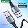 Dây ,cáp USB 3.0 Type-A hai đầu dương dài 0.5M chính hãng Ugreen 80789 cao cấp