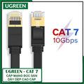 Dây mạng dẹp Cat 7 Ugreen 11260 dài 1m - Tốc độ cao 10Gbps, lõi đồng chống nhiễu