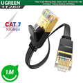 Dây mạng dẹp Cat 7 Ugreen 11260 dài 1m - Tốc độ cao 10Gbps, lõi đồng chống nhiễu