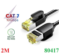 Dây mạng mảnh UGREEN CAT7 chống nhiễu, lõi đồng nguyên chất, dài 3m (Mã 80418)