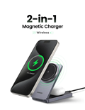 Đế sạc không dây từ tính 2 trong 1 UGREEN 45023 sạc nhanh iPhone & AirPods
