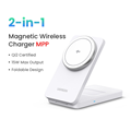Đế sạc không dây từ tính 2 trong 1 UGREEN 45057  Sạc nhanh iPhone & AirPods