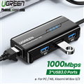 Hub USB 3.0 kèm cổng mạng LAN Gigabit UGREEN 20265