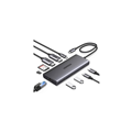 Hub USB-C 10 trong 1 UGREEN 45380 - Dual HDMI 4K, USB 3.2, LAN, SD/TF, PD 100W