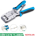 Kìm bấm mạng đa năng Cat5, Cat6, Cat6 -3 mảnh RJ45 - RJ11 Talon TL-2810R cao cấp