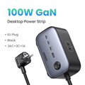 Ổ cắm điện sạc nhanh UGREEN 60167 DigiNest Pro 100W 3 cổng USB-C, 1 cổng USB-A chính hãng