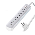 Ổ cắm điện UGREEN 15143 30W - 3 ổ AC, 2 cổng USB-A & 1 cổng USB-C, có công tắc tổng