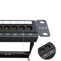 Patch Panel mạng Cat6 Ugreen 70423 - 24 cổng RJ45, tích hợp khung quản lý cáp