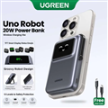 Pin sạc dự phòng không dây nam châm UGREEN 35605B 5000mAh hỗ trợ sạc nhanh 20W cao cấp