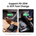 Pin sạc dự phòng siêu mỏng UGREEN 60689 10000mAh hỗ trợ sạc nhanh USB-A & USB-C chính hãng