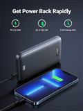 Pin sạc dự phòng siêu mỏng UGREEN 60689 10000mAh hỗ trợ sạc nhanh USB-A & USB-C chính hãng