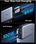 Sạc dự phòng UGREEN 25188 20000mAh hỗ trợ sạc nhanh PD 100W chính hãng