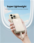 Sạc Dự Phòng UGREEN 25741 10000mAh Có Dây Sạc Tích Hợp Hỗ Trợ Sạc Nhanh Cao Cấp