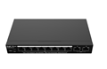 Switch RG-ES210GC-LP 10 cổng Gigabit, 8 cổng PoE/POE+ với 2 cổng RJ45,công suất PoE 70W,vỏ thép