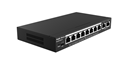 Switch RG-ES210GC-LP 10 cổng Gigabit, 8 cổng PoE/POE+ với 2 cổng RJ45,công suất PoE 70W,vỏ thép