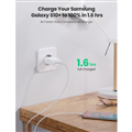 UGREEN 10133 Củ sạc nhanh QC3.0 1 cổng USB Fast Charger EU (Trắng)