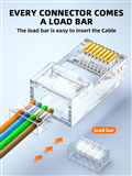 UGREEN 30156 Đầu bấm mạng Cat5 UTP RJ45 100 chiếc cao cấp