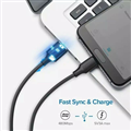 Ugreen 60119 Cáp UGREEN USB-A 2.0 to USB-C Mạ Niken 0.25m (Trắng) cao cấp