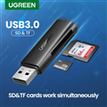 Ugreen 60721, Đầu đọc thẻ USB 2.0 hỗ trợ thẻ SD/TF cao cấp