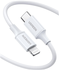 UGREEN 60746 Cáp USB-C sang Lightning  0,25m (Trắng)