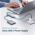 UGREEN 70336 Bộ chia USB Type-C ra 4 cổng USB 3.0 có hỗ trợ nguồn