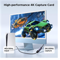 USB Capture HDMI, live streaming 2K@30Hz HDMI sang USB 3.0, Type-C Ugreen 15389-CM629 cao cấp
