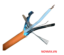 301-FRU025-E01P-3SG5, Cáp điều khiển, chống cháy, 1đôi, 1x2.5mm2, 500 mét/cuộn, hiệu Alantek