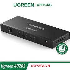 Bộ chia HDMI 1 ra 4 Ugreen 40202EU hỗ trợ 4K30Hz 3D HDCP cao cấp