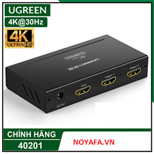 Bộ chia HDMI 1 ra 2 Ugreen 40201EU hỗ trợ 4K@30Hz, FullHD 1080p@60Hz cao cấp