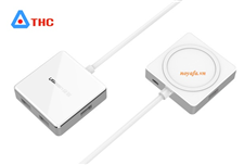 Bộ chia USB 3.0,hub 4 cổng chính hãng Ugreen 20789 (white) dài 20 cm