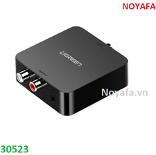 Bộ chuyển đổi âm thanh UGREEN 30523 Digital sang Analog chính hãng - Hỗ trợ Optical và Coaxial