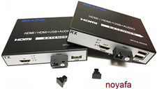 Bộ chuyển đổi HDMI sang quang có cổng USB HL-HDMI-1USB-SC-20T/R