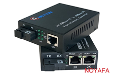 Bộ chuyển đổi quang điện GNETCOM 1 ra 2 Cổng LAN GNC-1111S-20/GNC-1112S-20