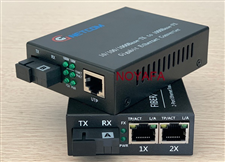 Bộ chuyển đổi quang điện GNETCOM 1 ra 2 LAN 10/100/1000M