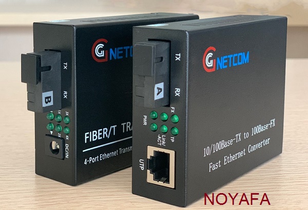 Bộ chuyển đổi quang điện GNETCOM 1 ra 4 Cổng LAN GNC-1111S-20/GNC-1114S-20