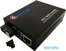 Bộ chuyển đổi quang điện POE GNetcom PN: GNC-6101GE-20 (1Fiber * 1 POE) 10/100/1000Mbps