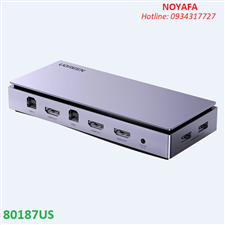 Bộ chuyển KVM 2 máy tính dùng chung 1 màn hình UGREEN 80187US Chính Hãng