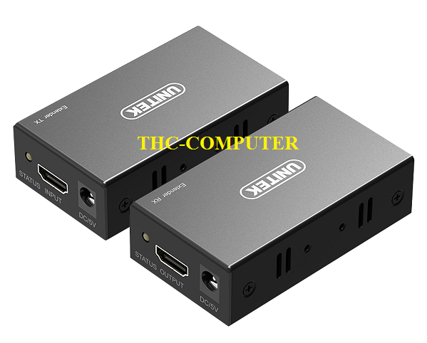 Bộ Kéo Dài HDMI qua LAN 60m Unitek V100A cao cấp
