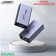 Bộ Kéo Dài HDMI Ugreen 20519US Qua Cáp Mạng Cat5e/6  dài 70m-210m